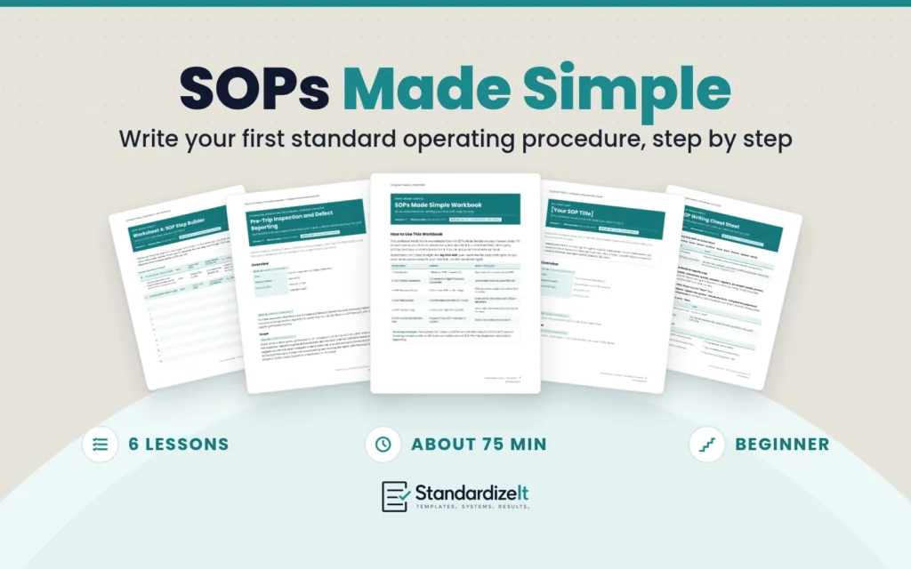 SOPs Made Simple preview